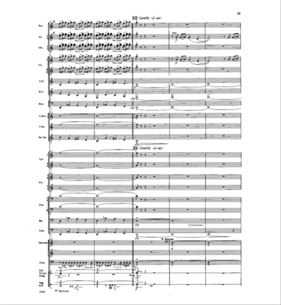 Canzonetta Concert Band scores gallery preview page 12