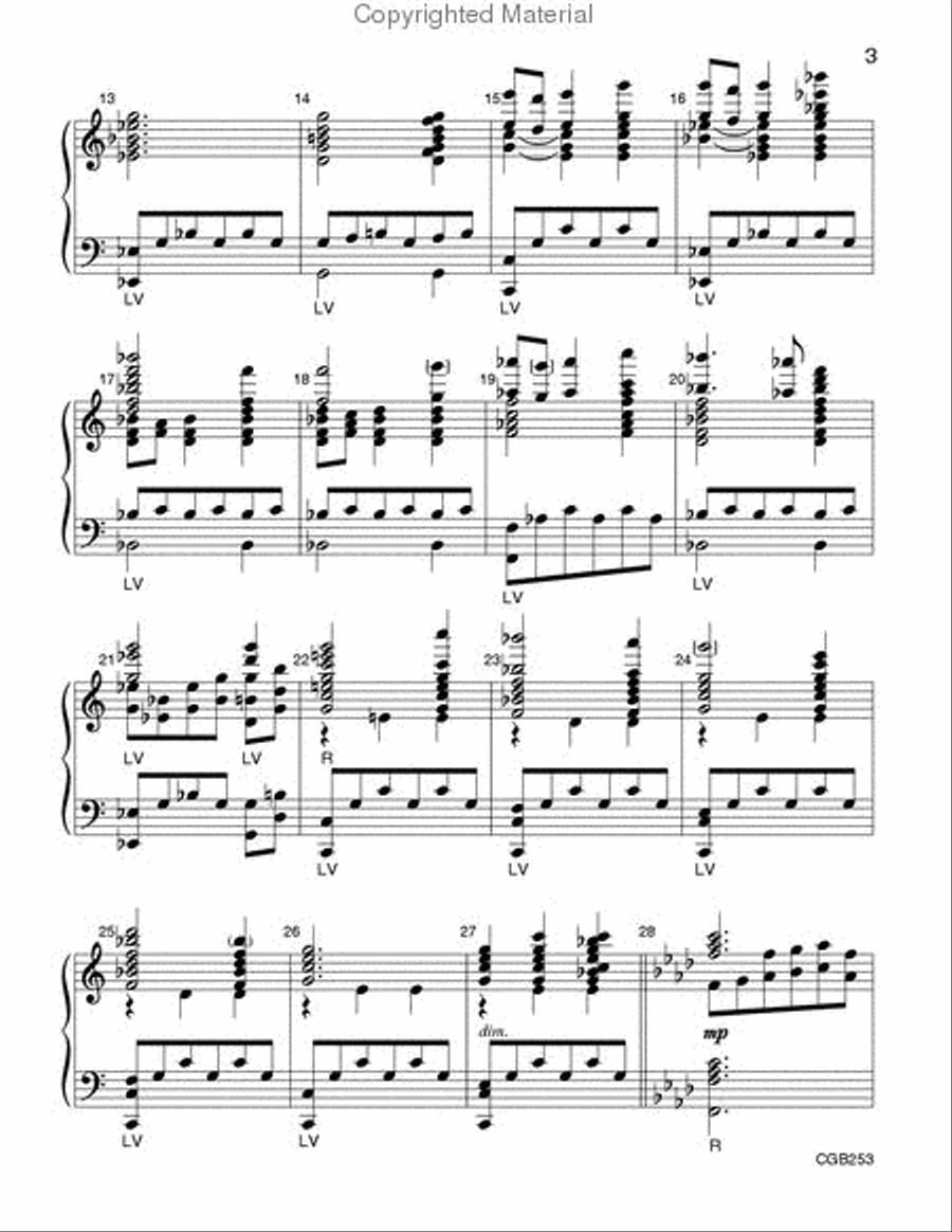 How Lovely Is Thy Dwelling Place Handbell Choir scores gallery preview page 3