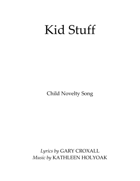 Kid Stuff - Novelty Song for Children image number null