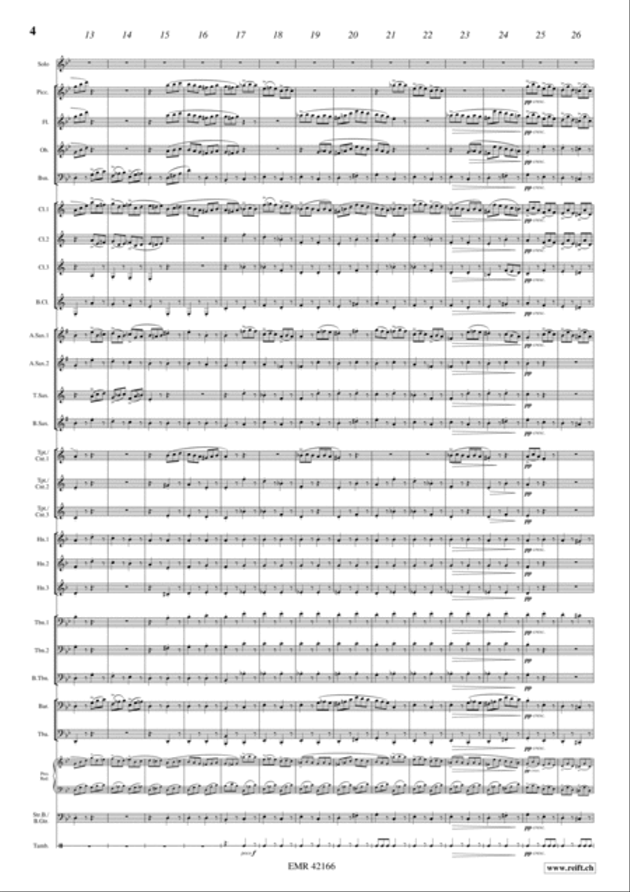 La Danza La Danza Concert Band scores gallery preview page 4