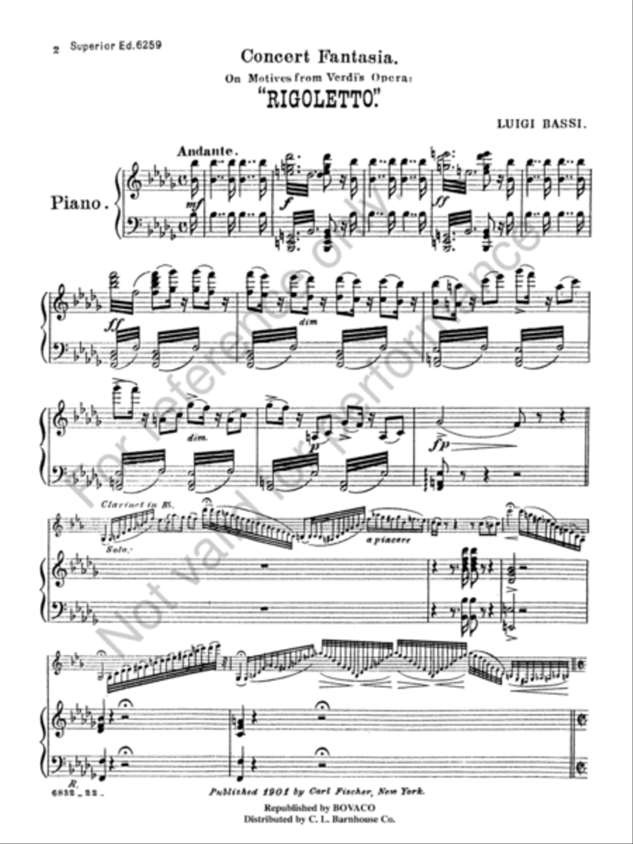 Rigoletto Fantasy Rigoletto Fantasy Concert Band scores gallery preview page 3