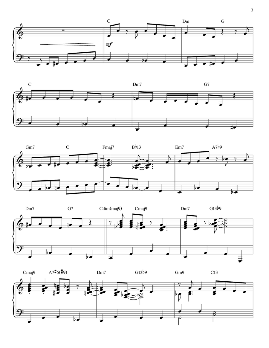 Five Brothers Piano Solo scores gallery preview page 3