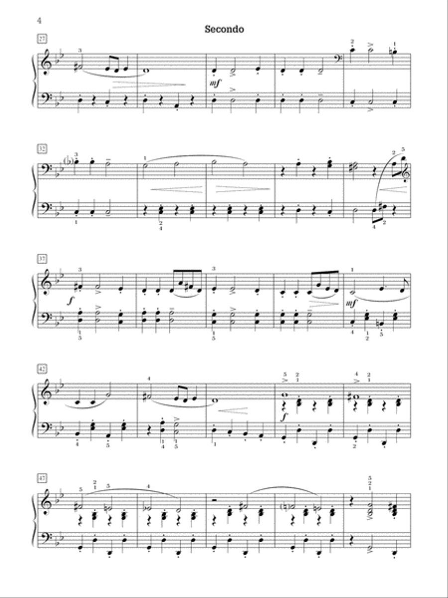 Hava Nagila Hava Nagila Small Ensemble scores gallery preview page 4