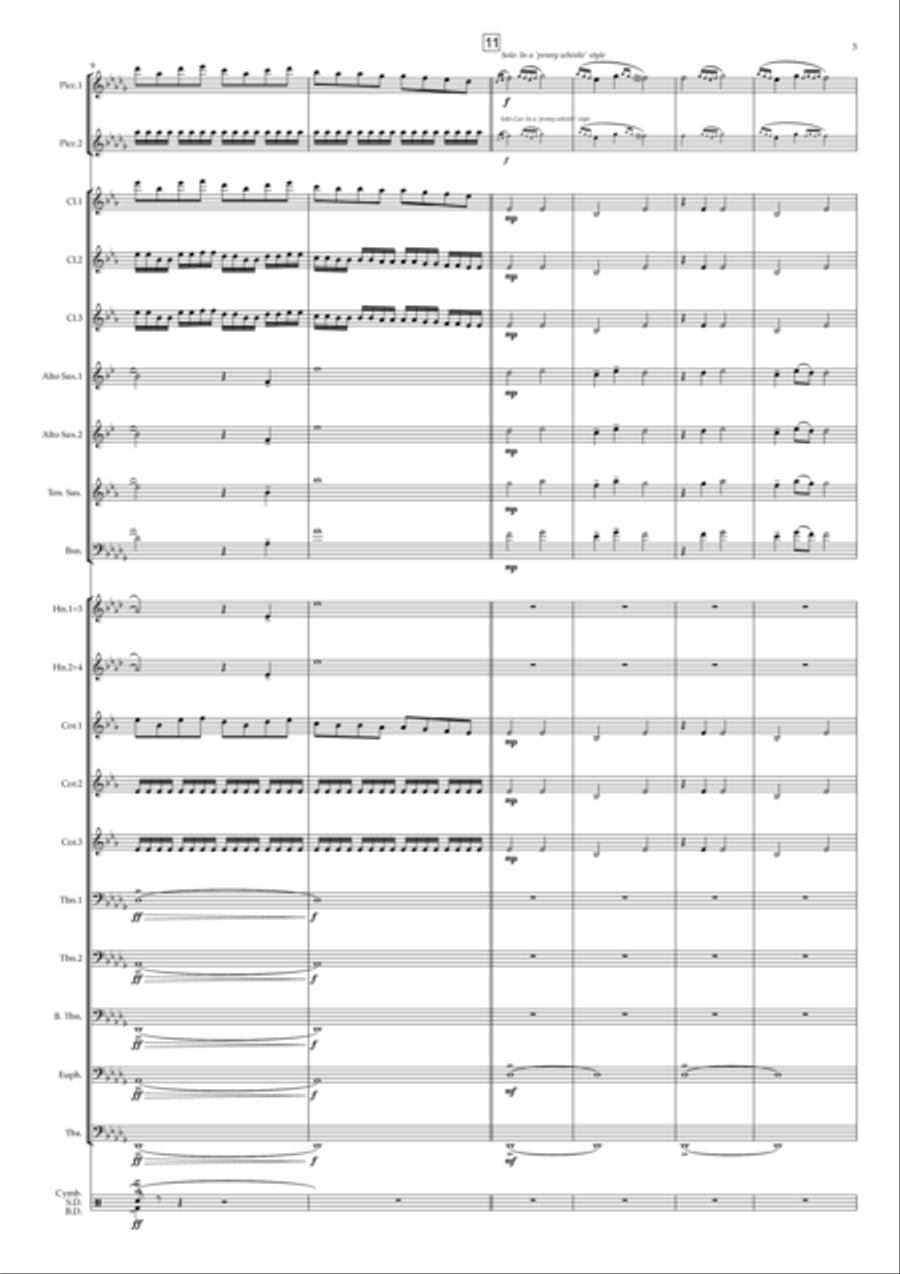 Test Drive Marching Band scores gallery preview page 3