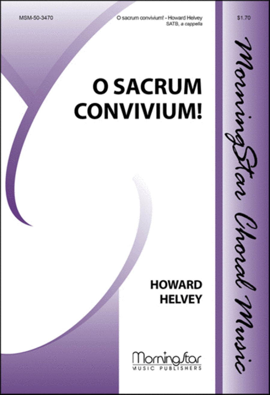 O sacrum convivium! 4-Part scores gallery preview page 1
