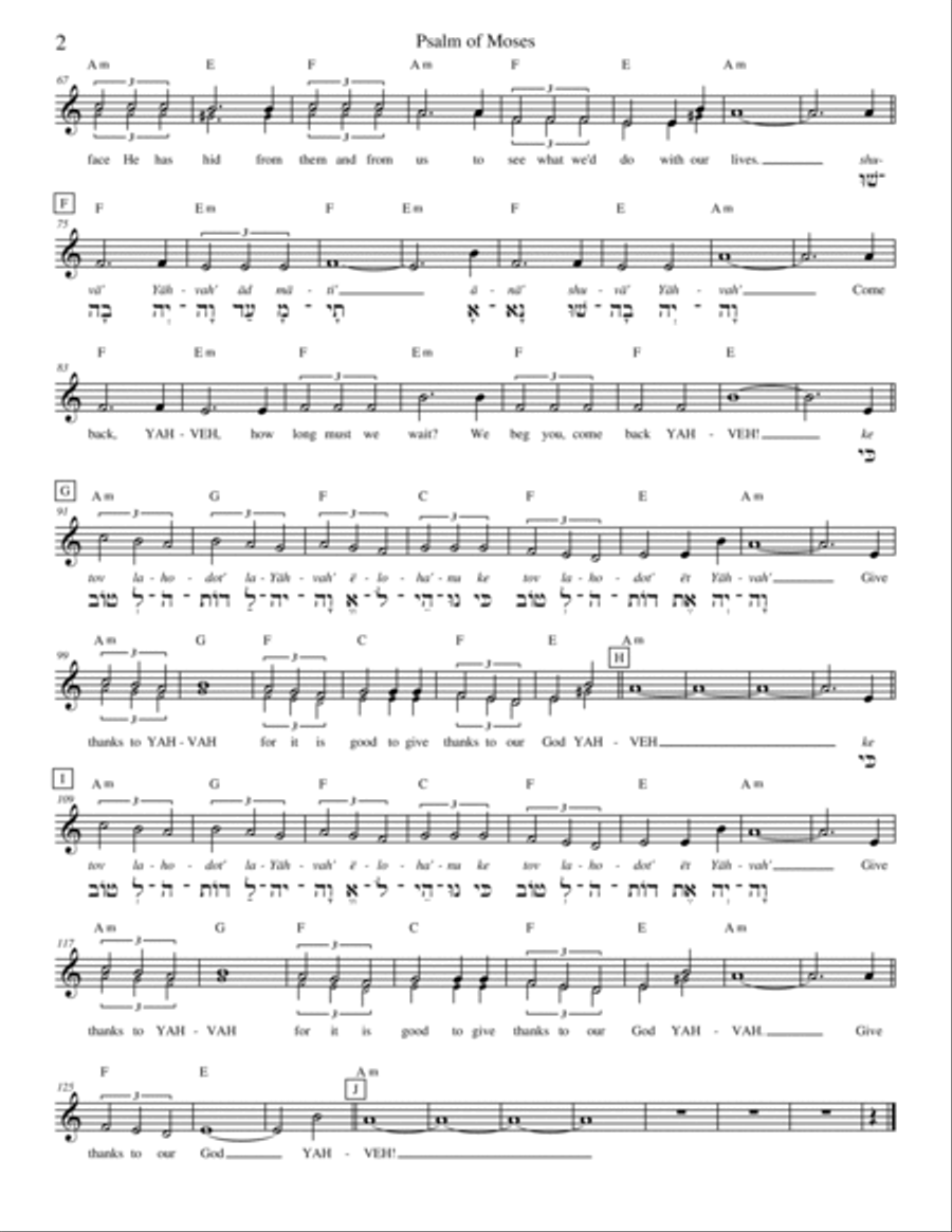 A Song of Moses Voice Solo scores gallery preview page 4