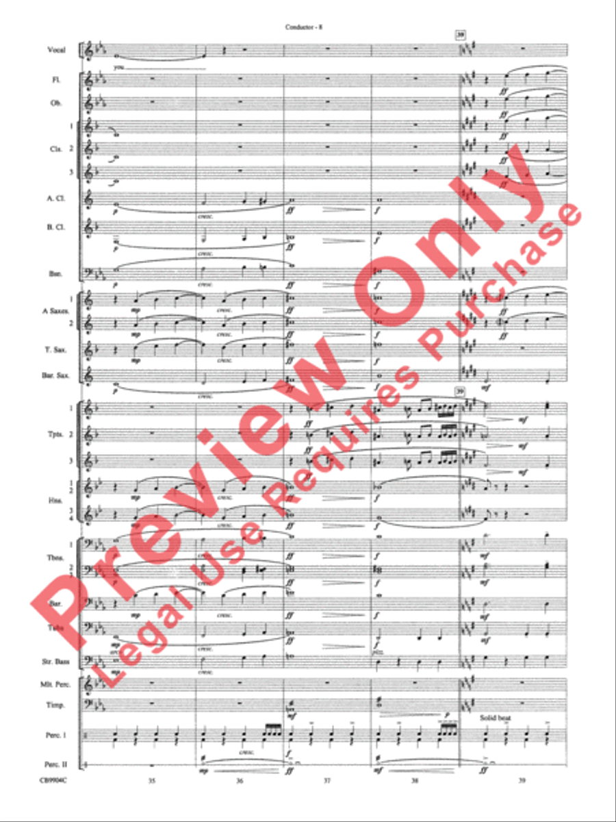 Embraceable You Concert Band scores gallery preview page 11