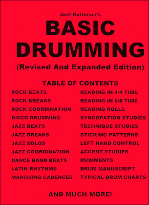 Book cover for Basic Drumming (Revised And Expanded)