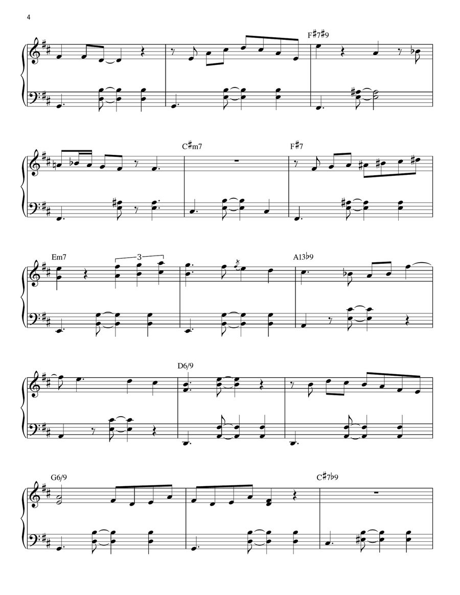 Spain (arr. Brent Edstrom) Piano Solo scores gallery preview page 4