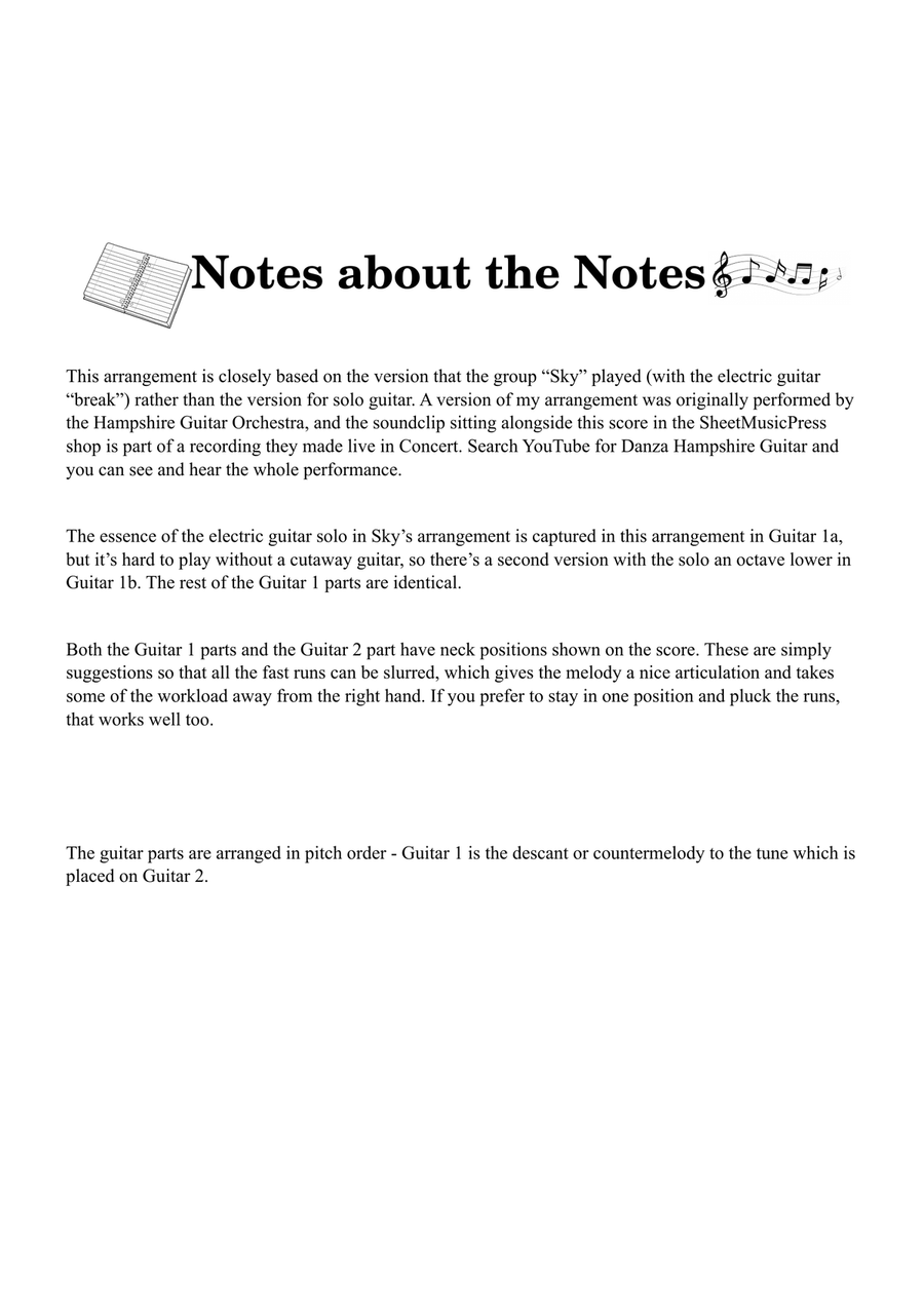 Danza Guitar Ensemble scores gallery preview page 3