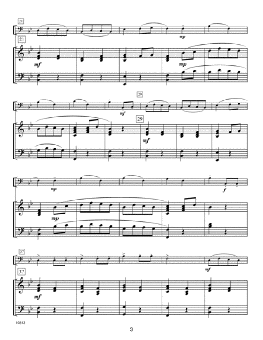 Kendor Debut Solos - Trombone - Piano Accompaniment Trombone scores gallery preview page 3