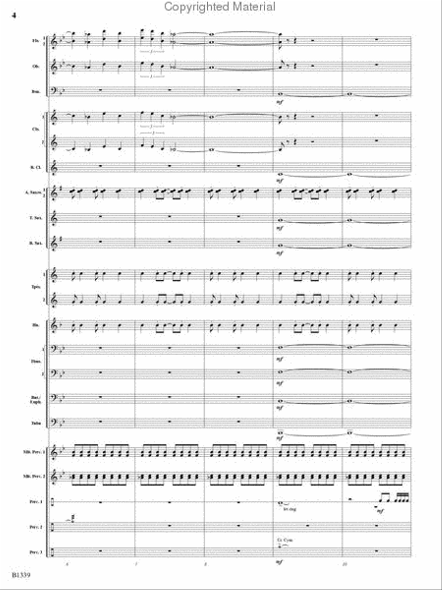 The Impossible Machine Concert Band scores gallery preview page 3