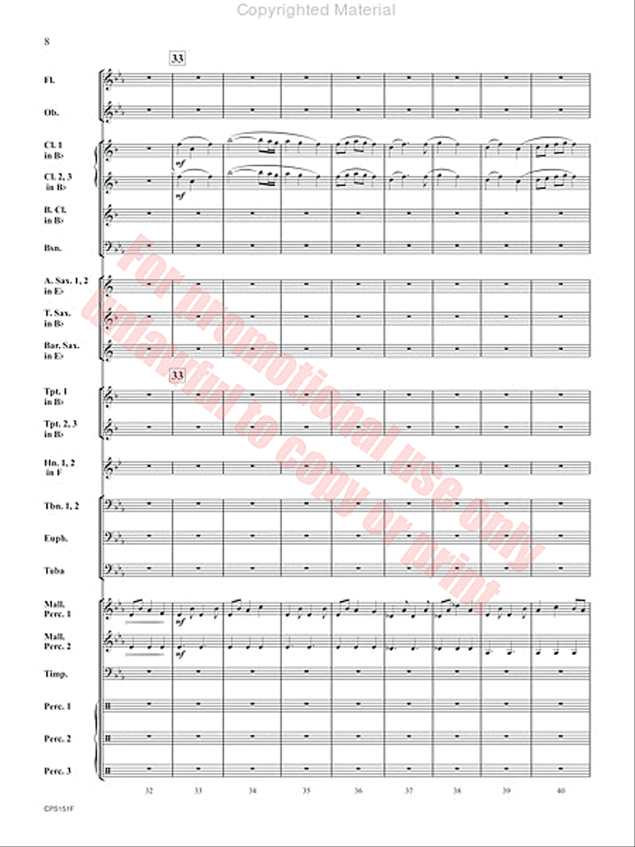 Jumpstart Concert Band scores gallery preview page 9