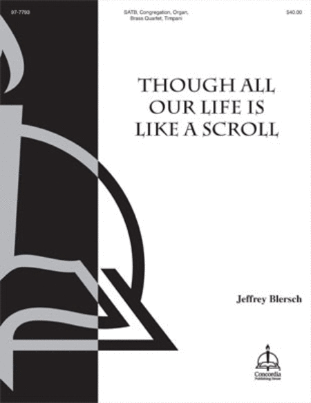Though All Our Life Is like a Scroll (Full Score) image number null