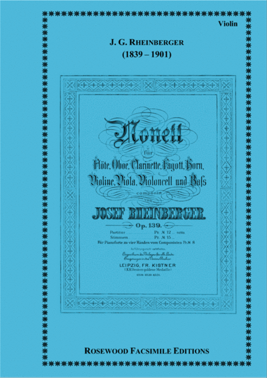 Nonet Clarinet scores gallery preview page 1