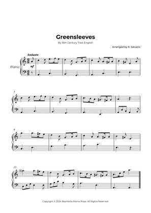 Book cover for Greensleeves (Easy Piano)