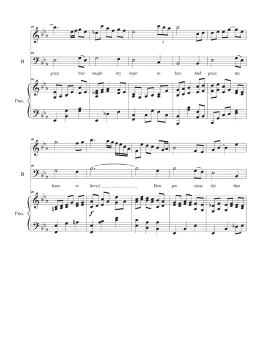Amazing Grace Advanced Flute Solo Flute Solo scores gallery preview page 6