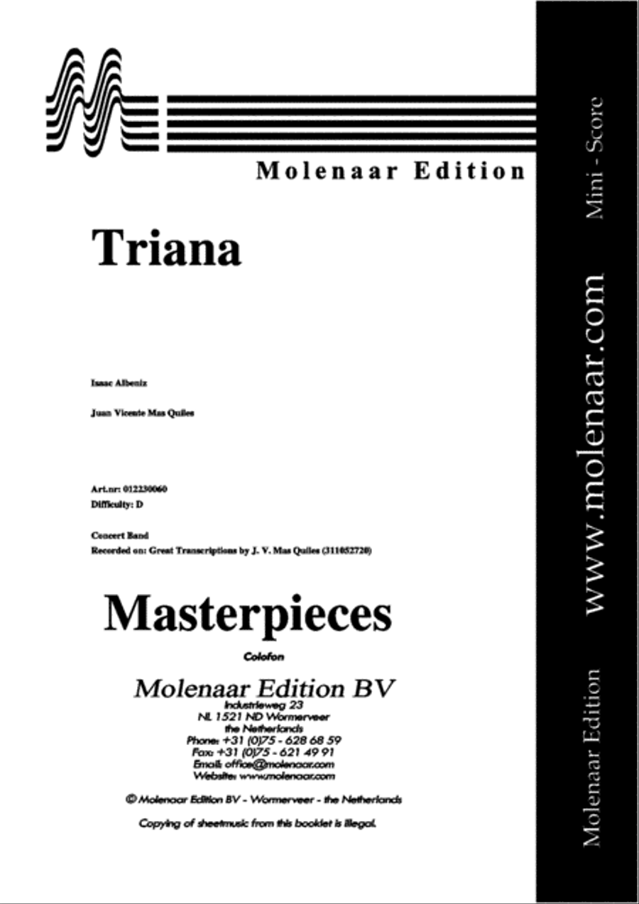 Triana Triana Concert Band scores gallery preview page 2