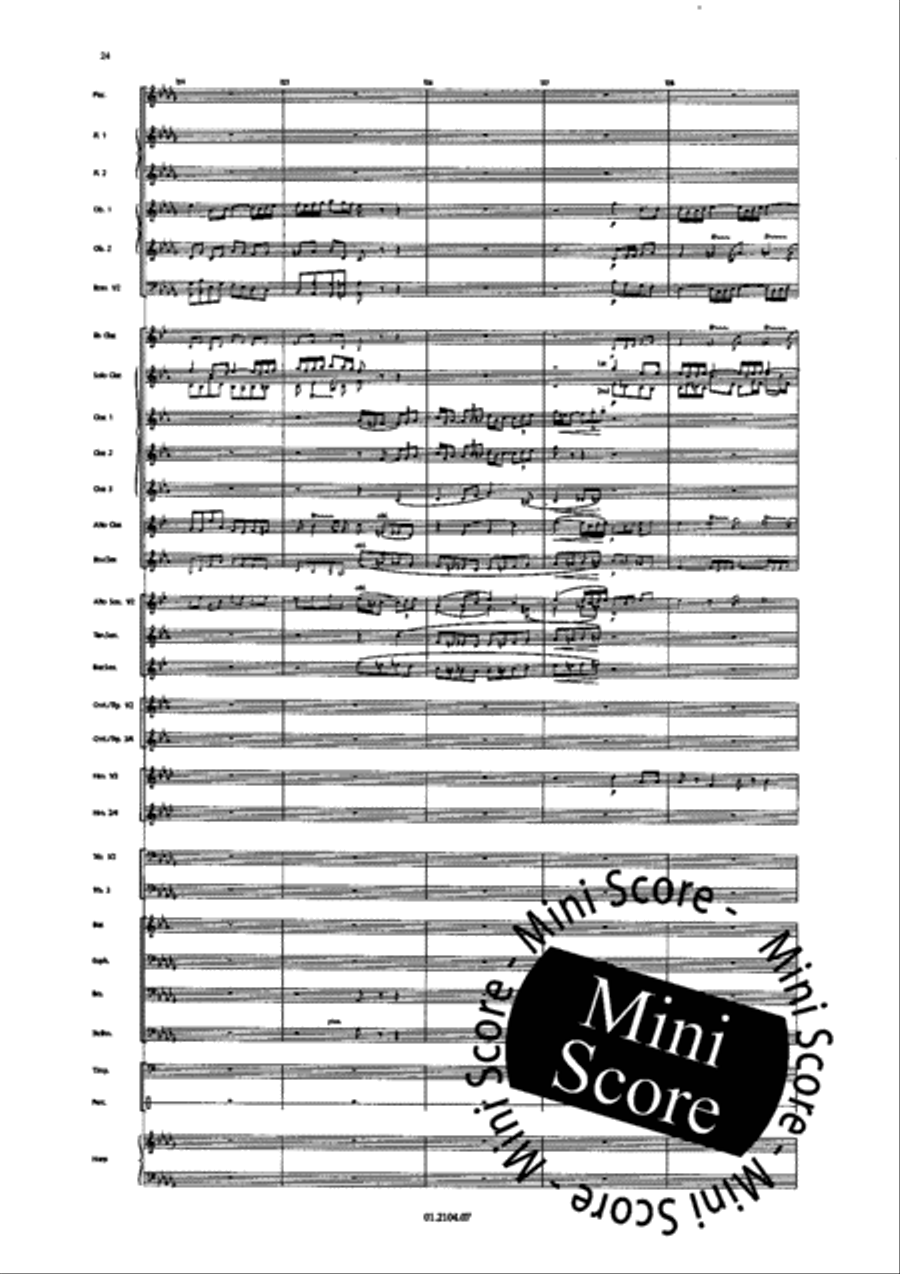 Die Meistersinger von Nurnberg Concert Band scores gallery preview page 28