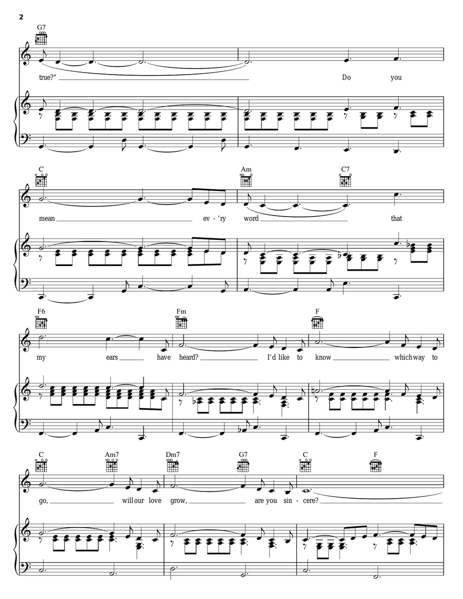 Are You Sincere Acoustic Guitar scores gallery preview page 2