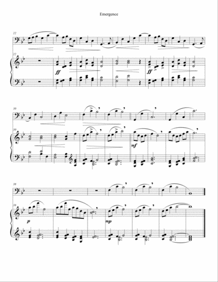 Emergence (Equinox) Emergence (Equinox) Piano scores gallery preview page 2