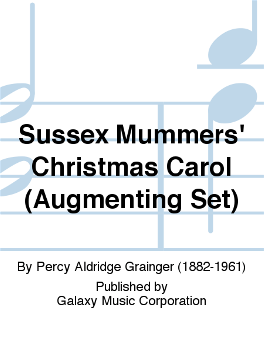 Sussex Mummers' Christmas Carol (Augmenting Set) Concert Band scores gallery preview page 1