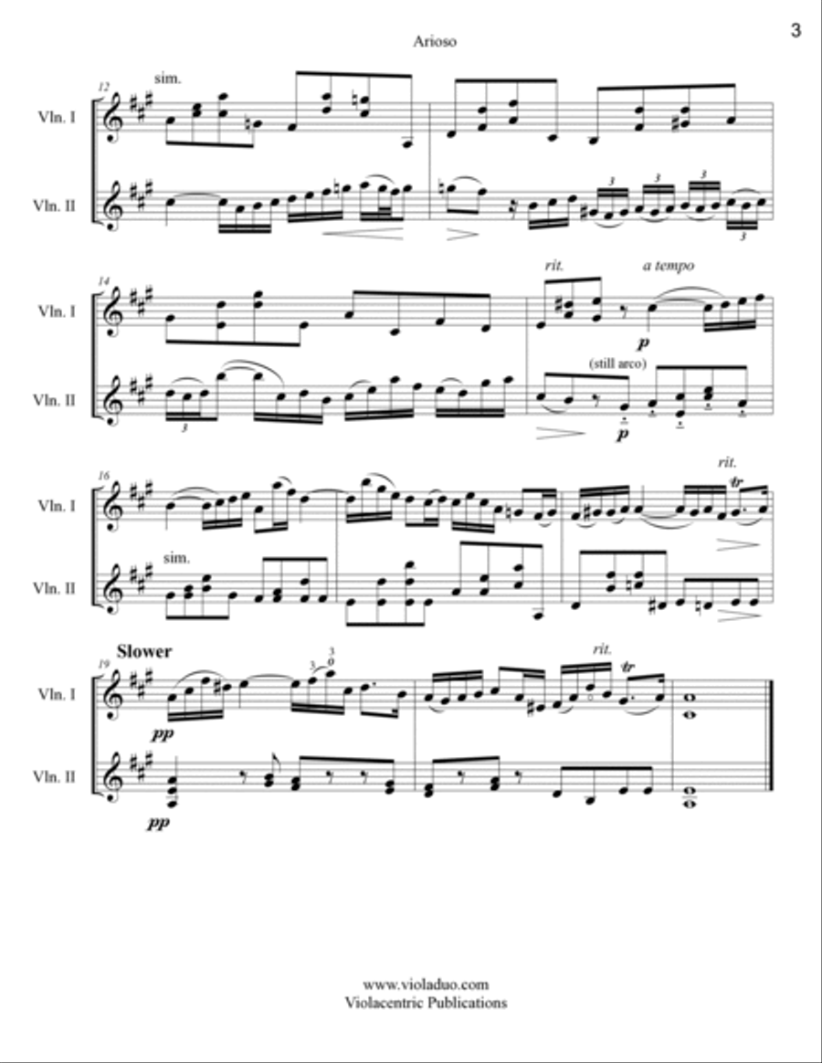 The Slapin-Solomon Duo's Big Gig Book for Two Violins String Duet scores gallery preview page 6