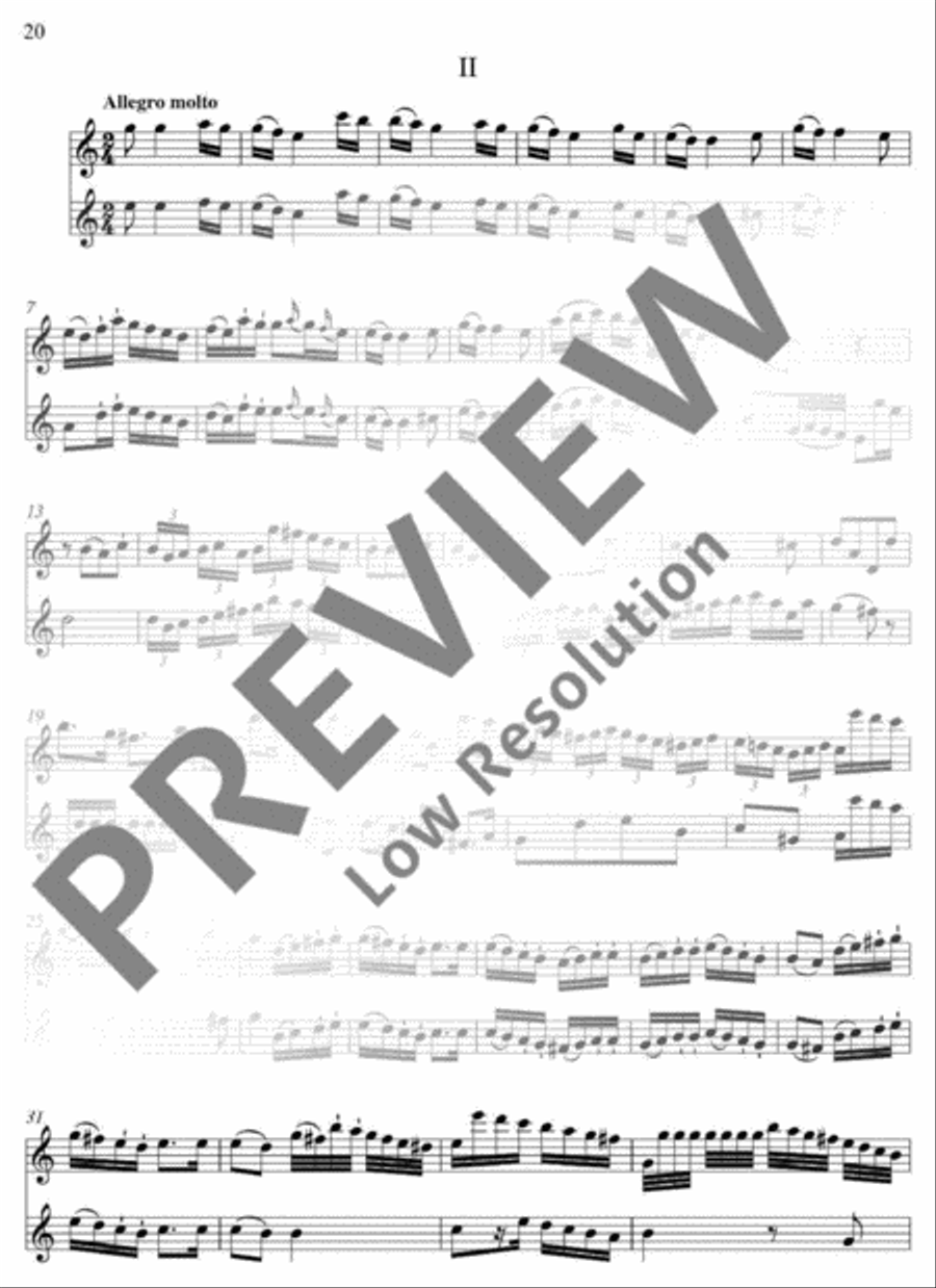 Six Duos Six Duos Flute Duet scores gallery preview page 21
