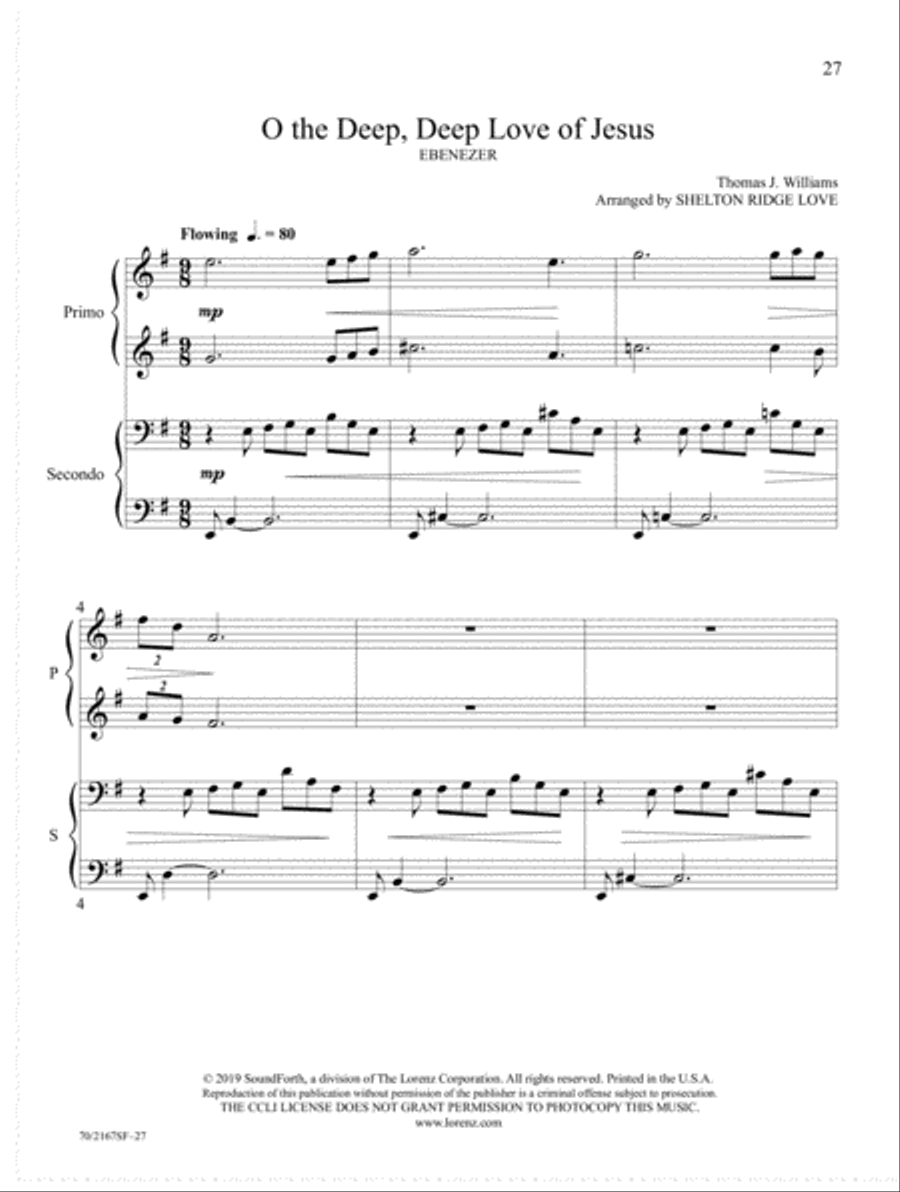 Savior, Lead Us Savior, Lead Us Piano Duet scores gallery preview page 11