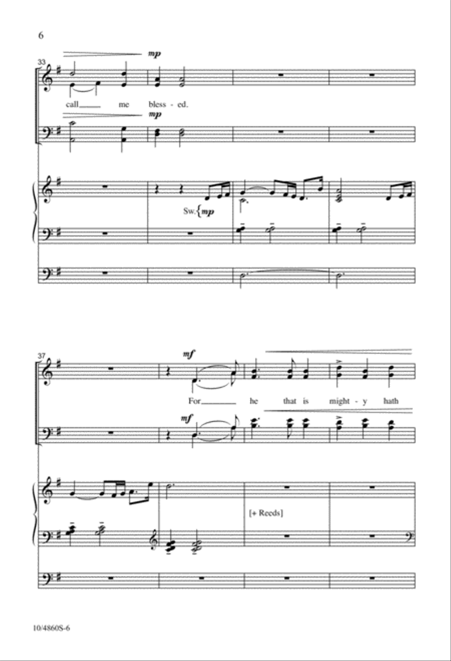 Magnificat and Nunc Dimittis (