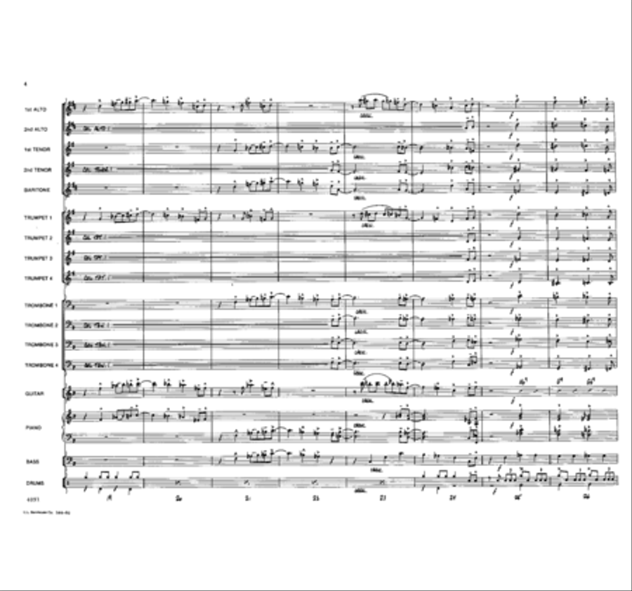 Blues Is My Favorite Color Jazz Ensemble scores gallery preview page 4