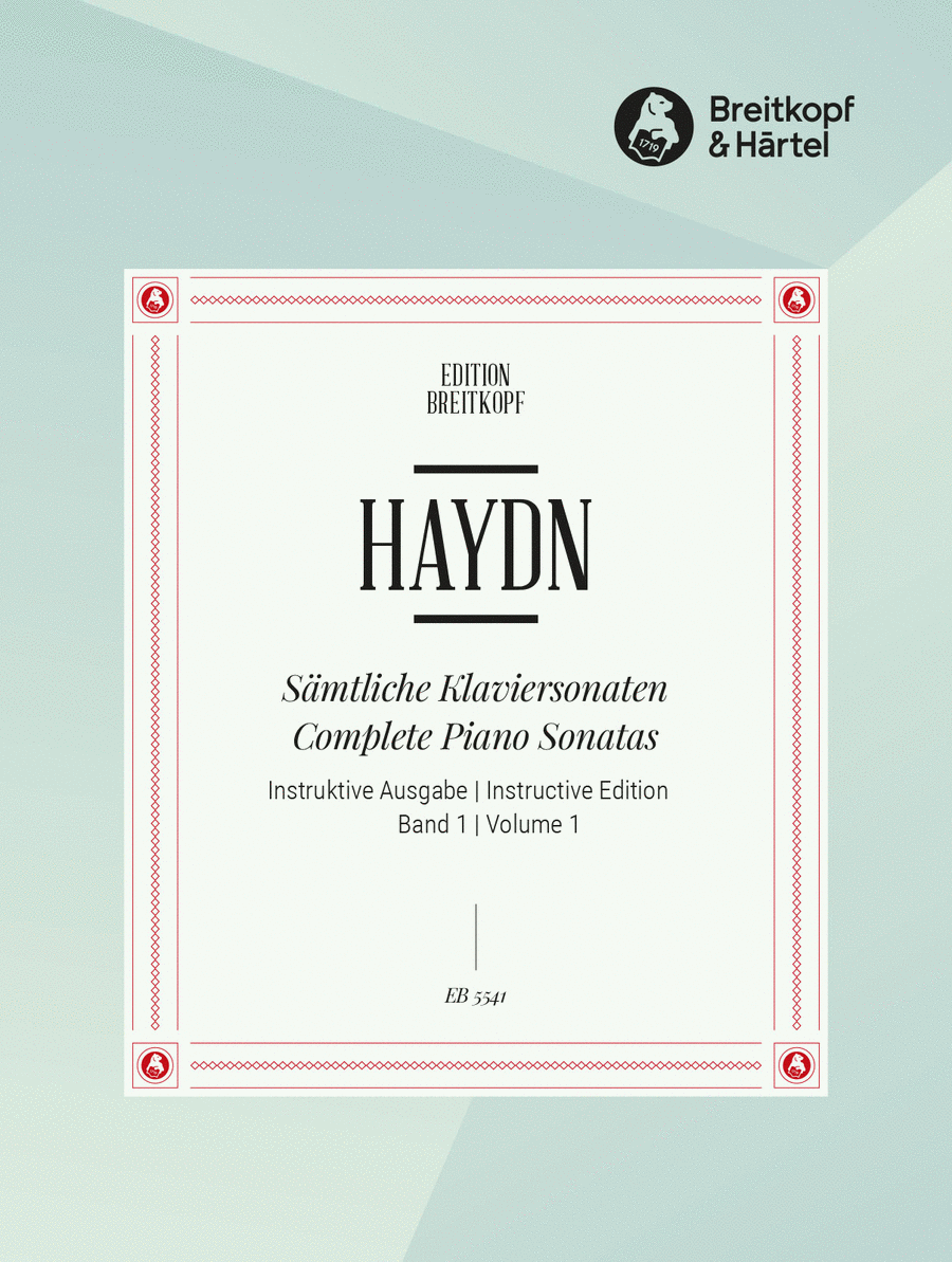 Complete Piano Sonatas Piano Solo scores gallery preview page 1