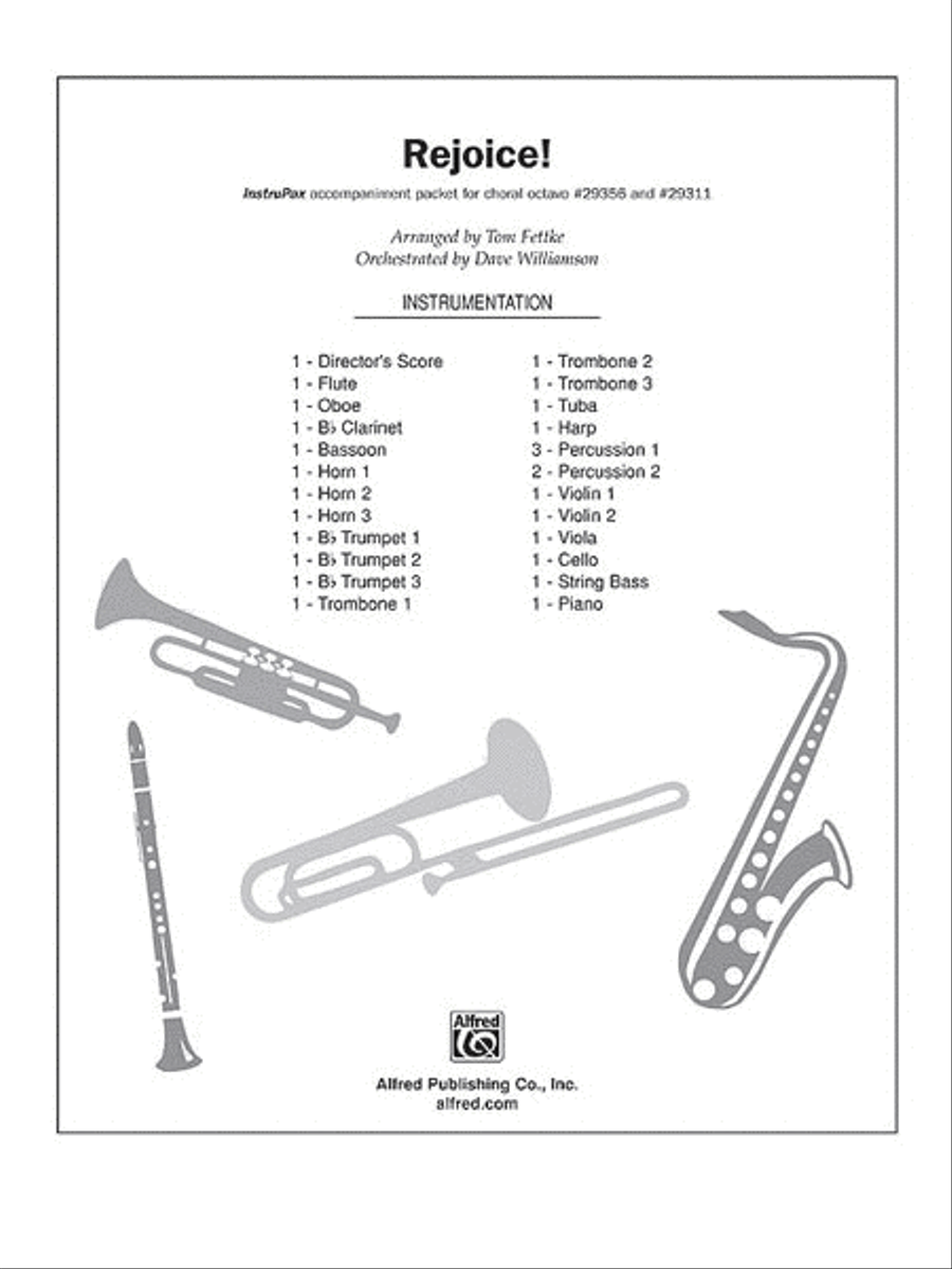 Rejoice Rejoice Choir scores gallery preview page 1