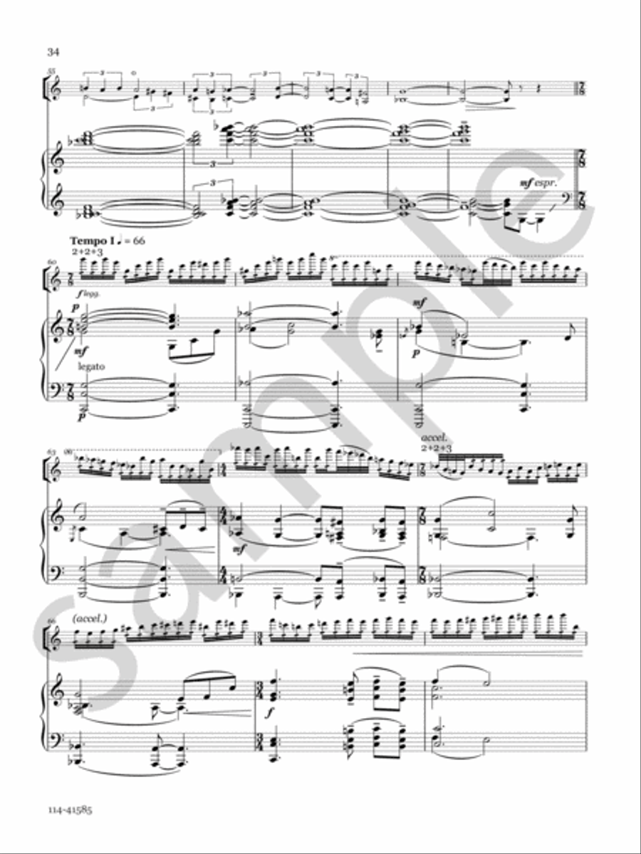 Violin Concerto Violin Concerto Chamber Music scores gallery preview page 9