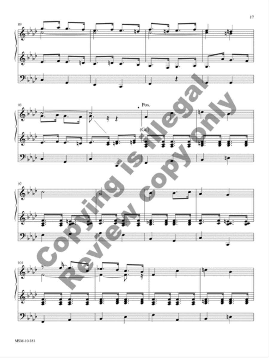 Theme and Variations on Noël Nouvelet Organ scores gallery preview page 9
