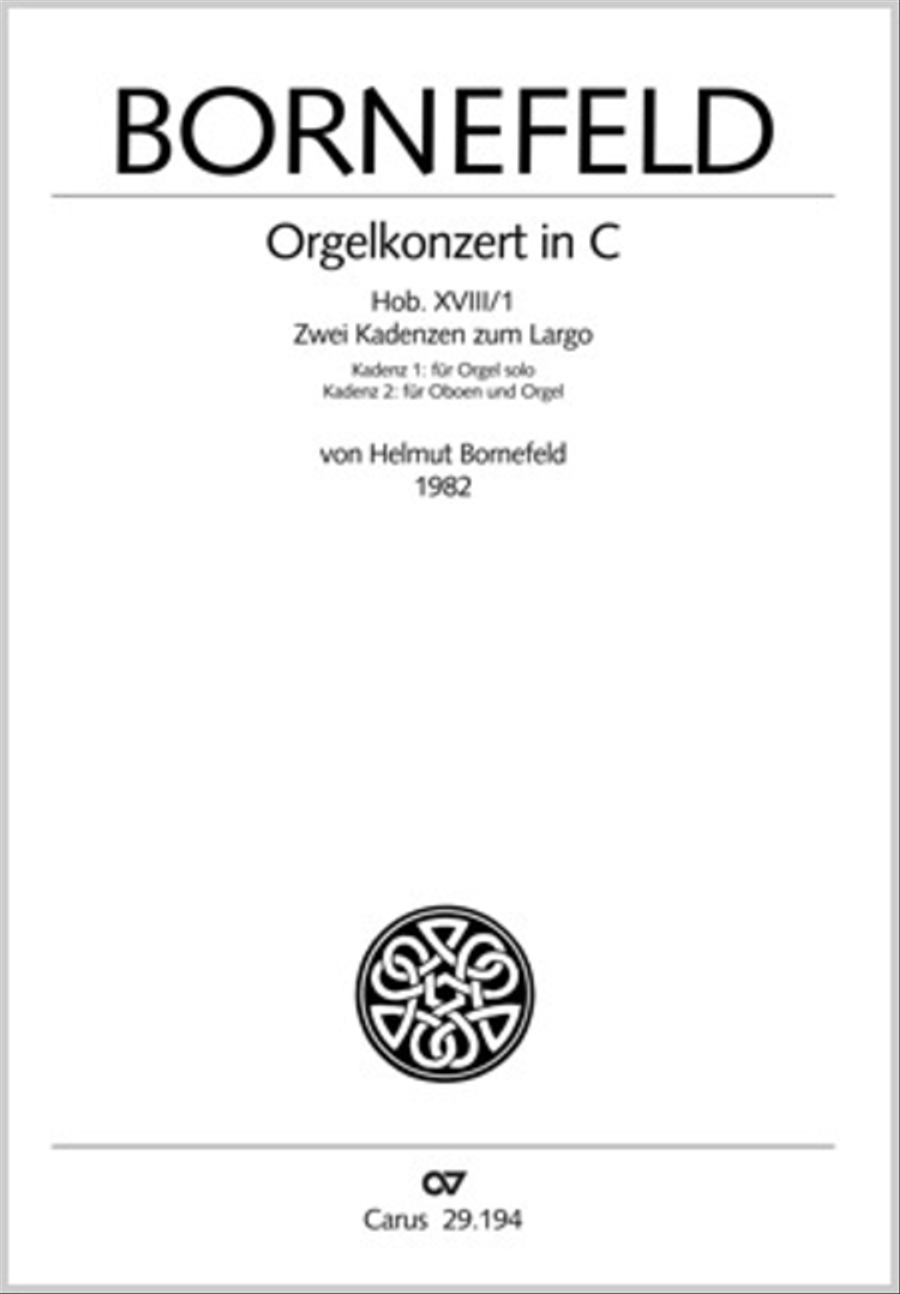 Orgelkonzert in C Oboe scores gallery preview page 1