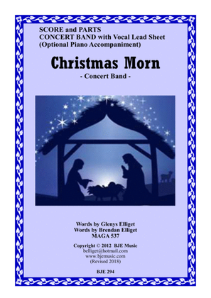 Christmas Morn - Concert Band with Vocal - Score and Parts PDF
