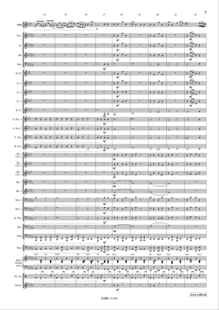 Badinerie Concert Band scores gallery preview page 8