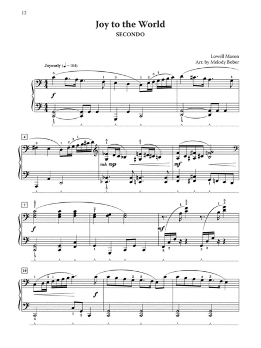Christmas Memories for Two, Book 3 Small Ensemble scores gallery preview page 2