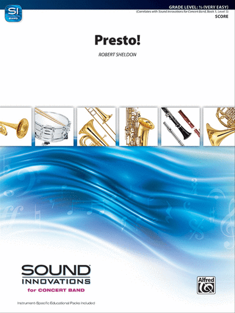 Presto! Presto! Concert Band scores gallery preview page 1