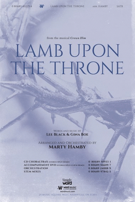 Lamb upon the Throne - CD ChoralTrax