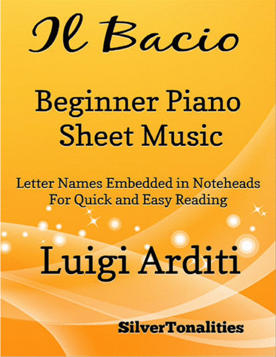 Il Bacio Beginner Piano Sheet Music Easy Piano scores gallery preview page 1