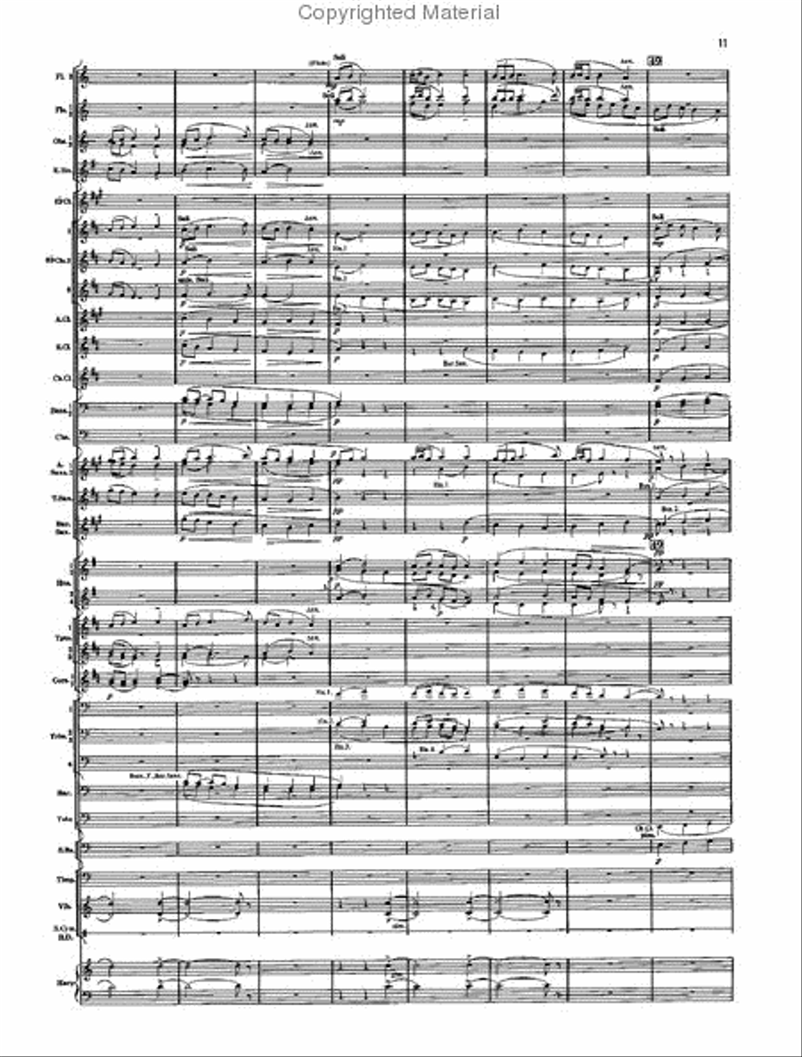 Armenian Dances, Part II Concert Band scores gallery preview page 9