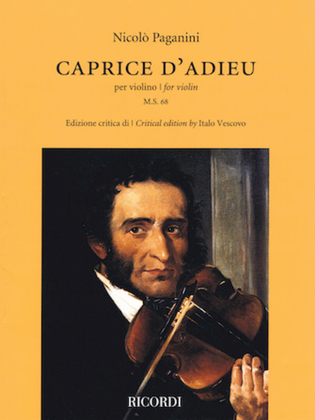 Book cover for Caprice D'adieu