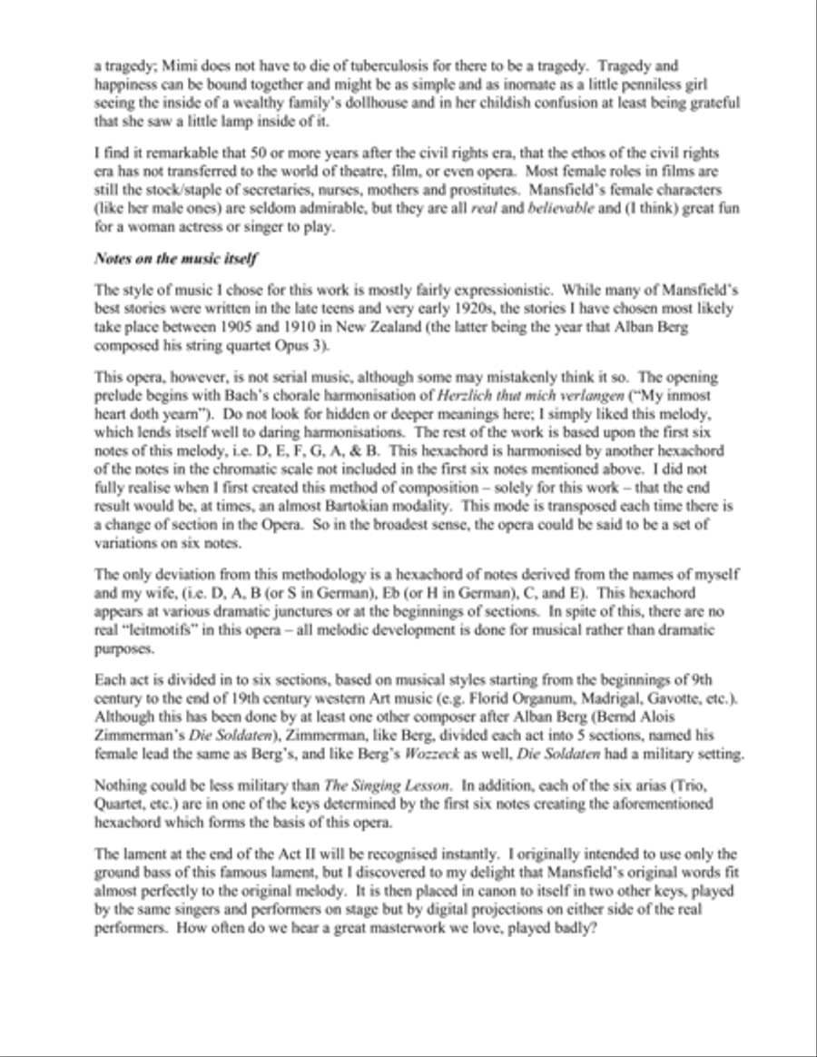 [Davidson] The Singing Lesson (Piano Reduction) Piano scores gallery preview page 6