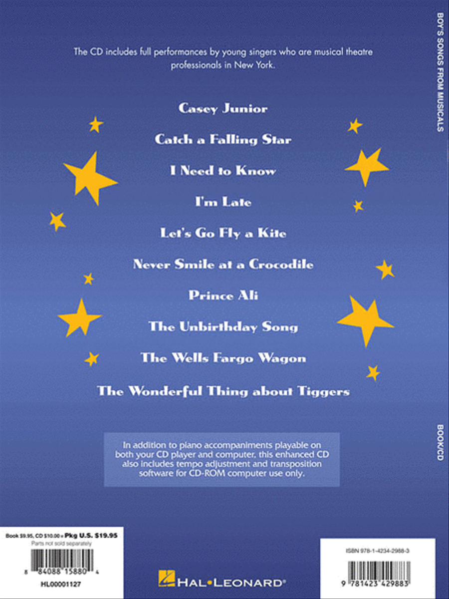 Boy's Songs from Musicals Voice scores gallery preview page 2