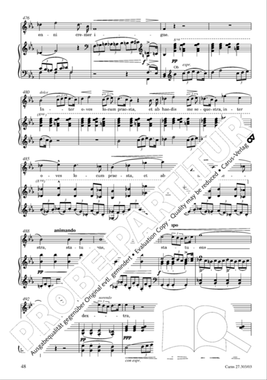Messa da Requiem 4-Part scores gallery preview page 49