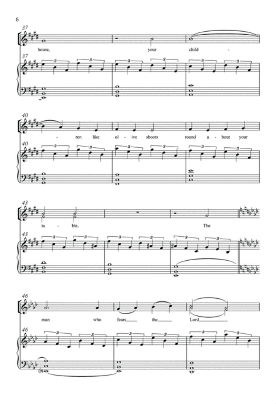 Happy Are They Who Fear The Lord 4-Part scores gallery preview page 5