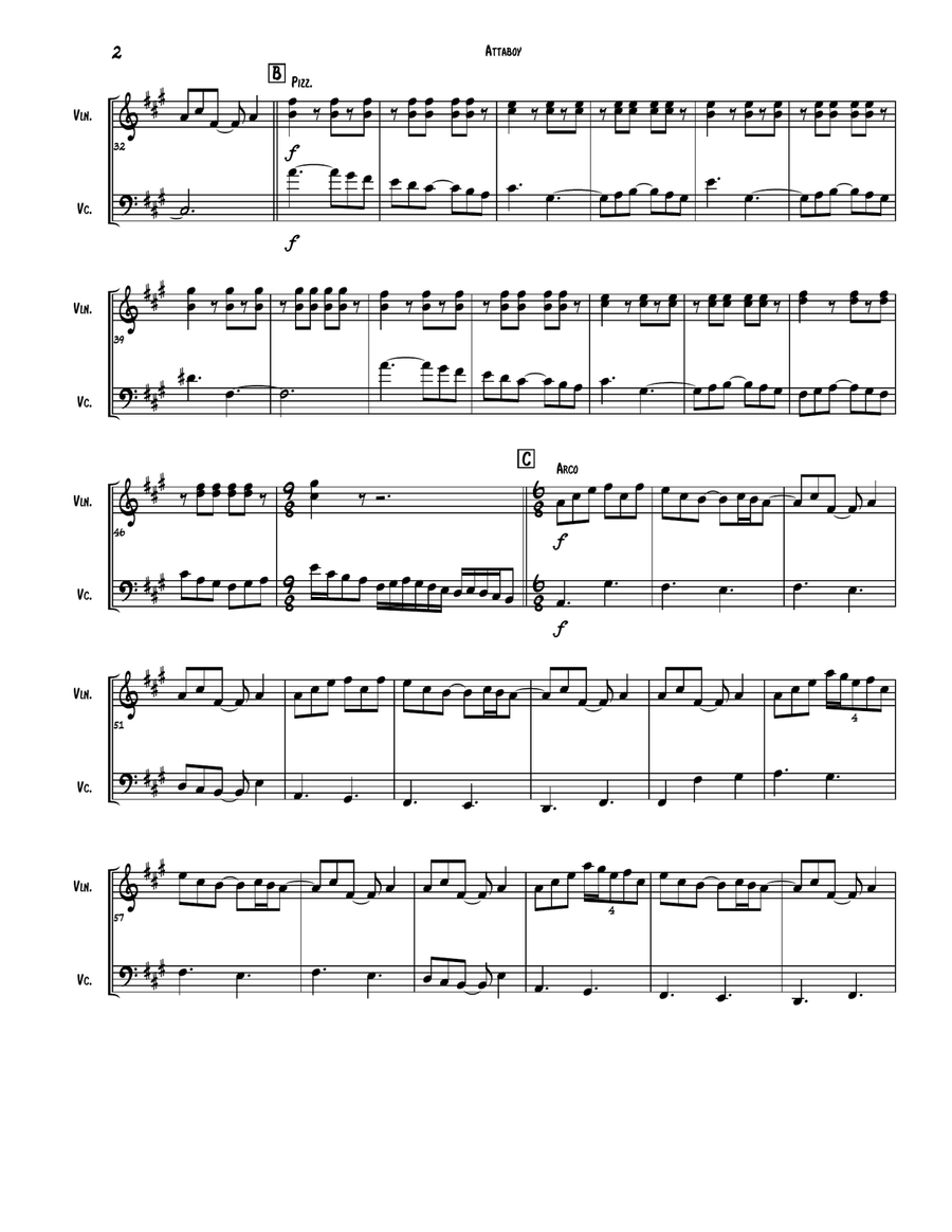 Attaboy String Duet scores gallery preview page 2