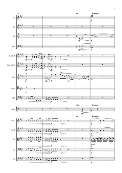 Song Without Words/Lieder Ohne Wort - Op. 19 Nº 4 - Felix Mendelssohn | Orchestral Arrangement image number null